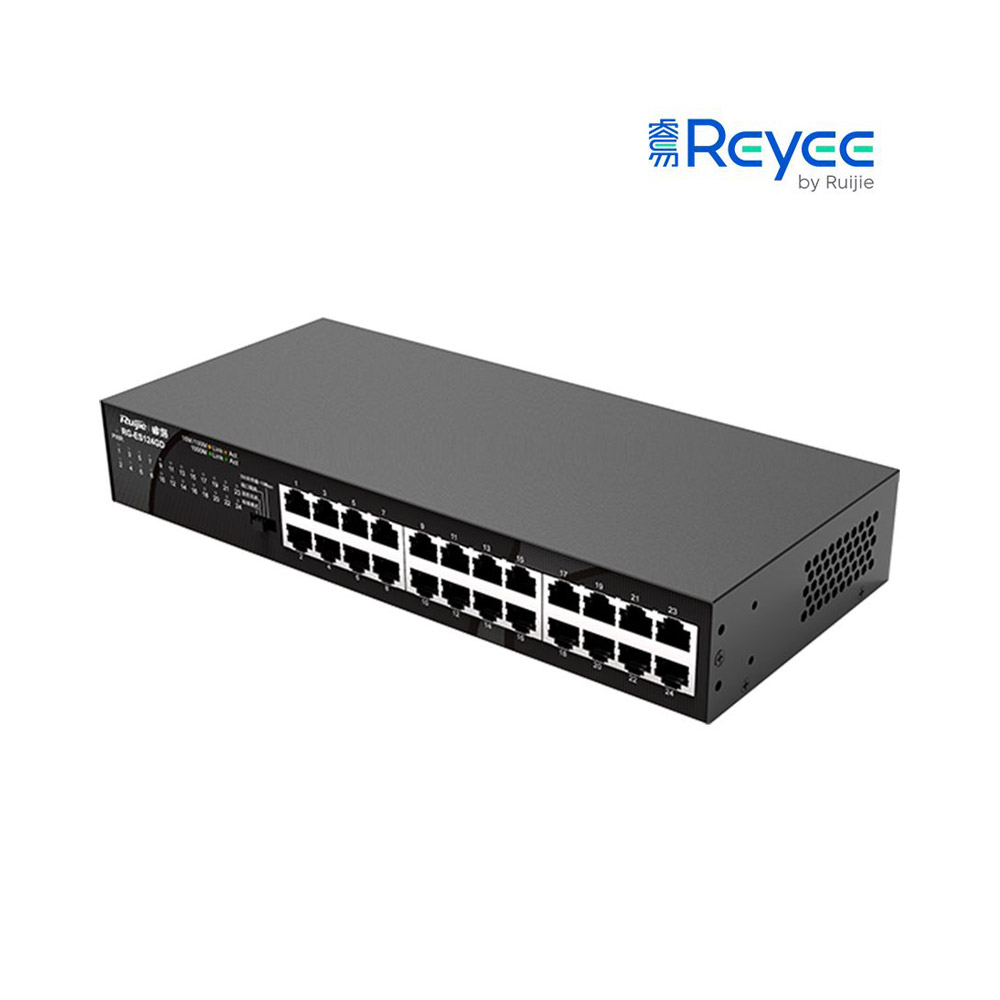 unmanaged-switch-24-cong-10-100-1000-base-t-reyee-rg-es124gd Reyee RG-ES124GD