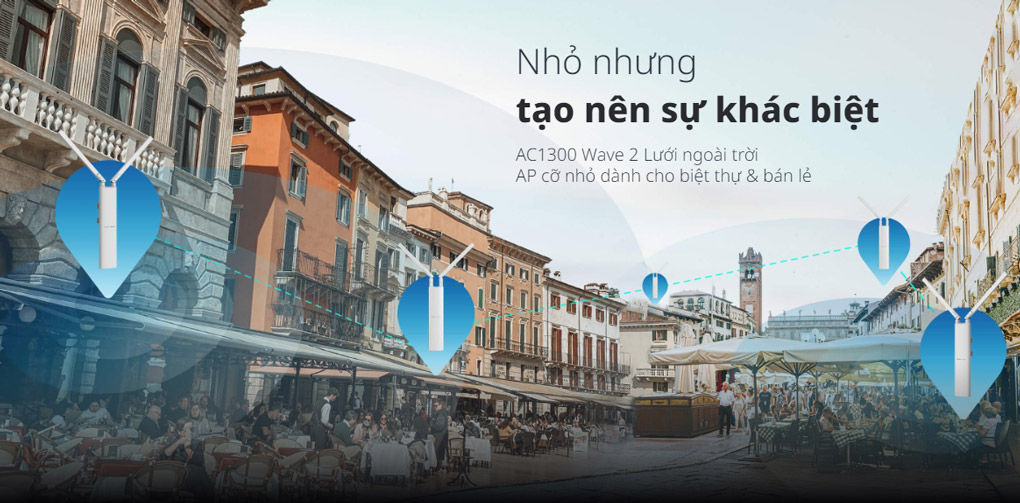 Bộ phát Wifi lắp ngoài trời RUIJIE RG-RAP52-OD