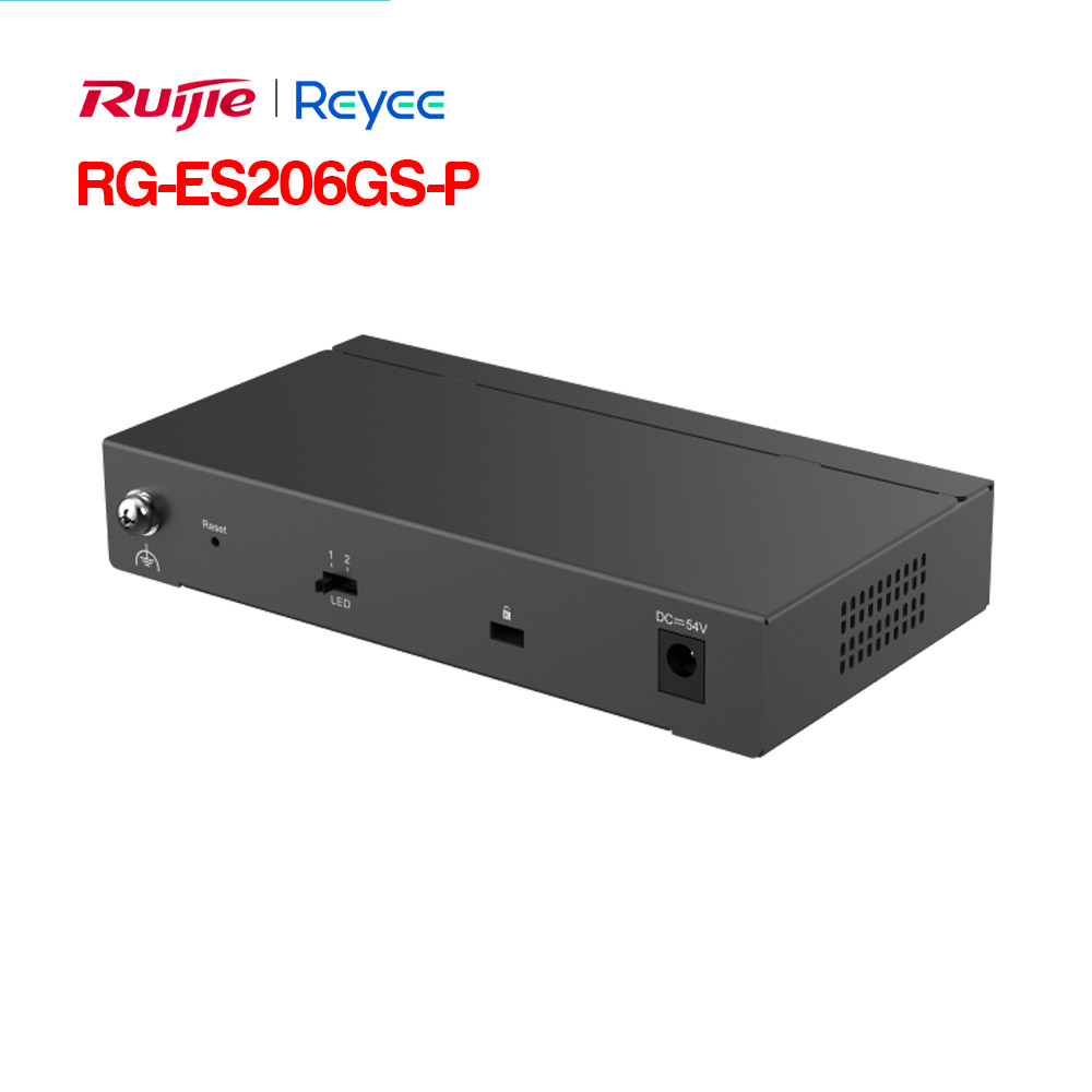 layer-2-smart-managed-poe-switch-6-cong-ruijie-rg-es206gs-p-3 RUIJIE RG-ES206GS-P - 2