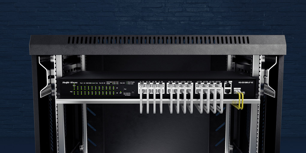Unmanaged switch 24 cổng RUIJIE RG-ES126S-LP V2