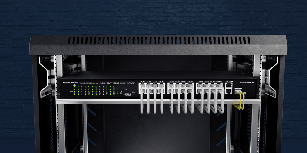 Unmanaged switch 24 cổng RUIJIE RG-ES126S-P V2