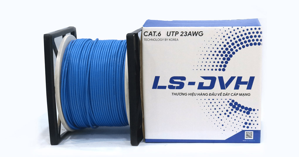 Cáp mạng Việt Hàn CAT.6E UTP 23AWG 305m