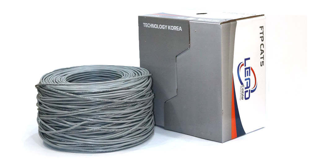 Cáp mạng Việt Hàn LEAD CAT.5 FTP 25AWG 305m