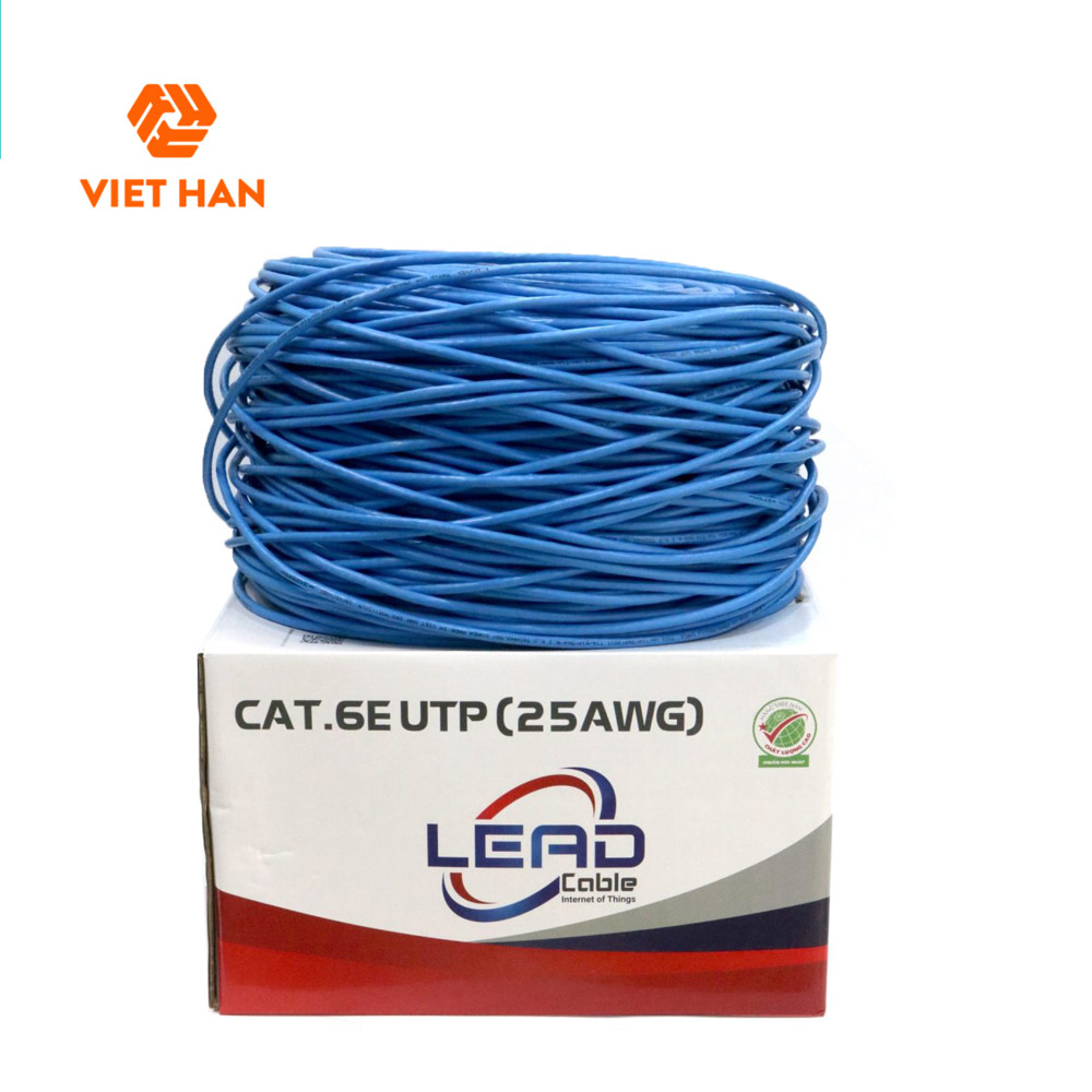 cap-mang-viet-han-lead-cat-6e-utp-25awg-305m-1a Việt Hàn LEAD CAT.6E UTP 25AWG 305m