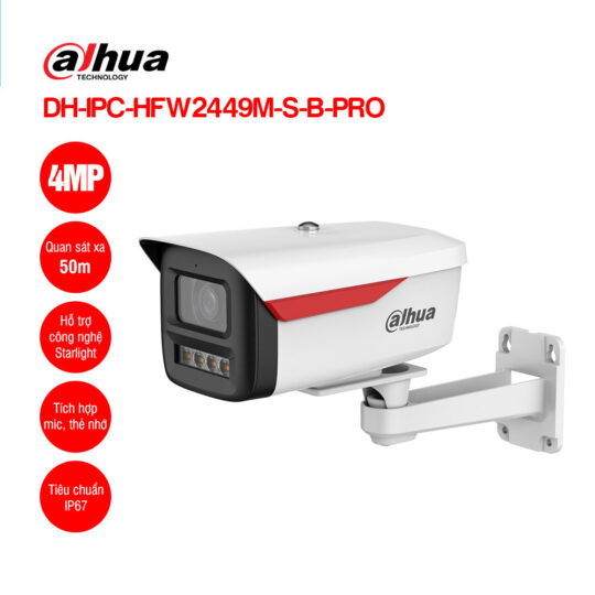 DAHUA DH-IPC-HFW2449M-S-B-PRO