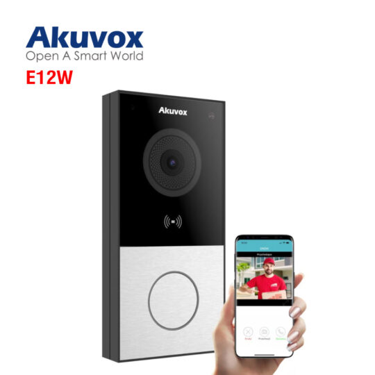 Nút bấm chuông hình IP AKUVOX E12W
