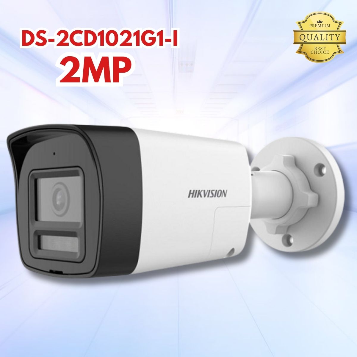 Camera IP 2MP thân trụ HIKVISION DS-2CD1021G1-I