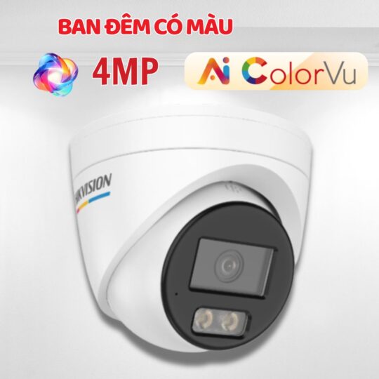 Camera IP Dome 4MP Hikvision DS-2CD1347G3H-LIUF/SRB