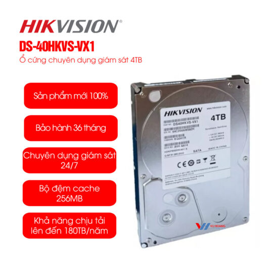 Ổ cứng giám sát 4TB Hikvision DS-40HKVS-VX1